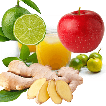 Táo + Gừng + Tắc + Chanh